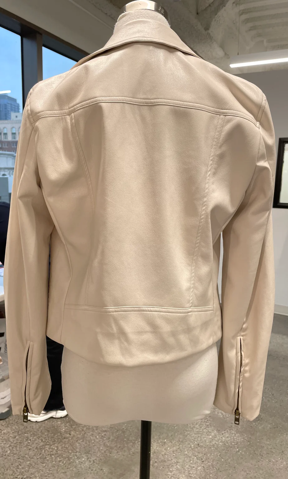 Juno Faux Leather Bike Jacket