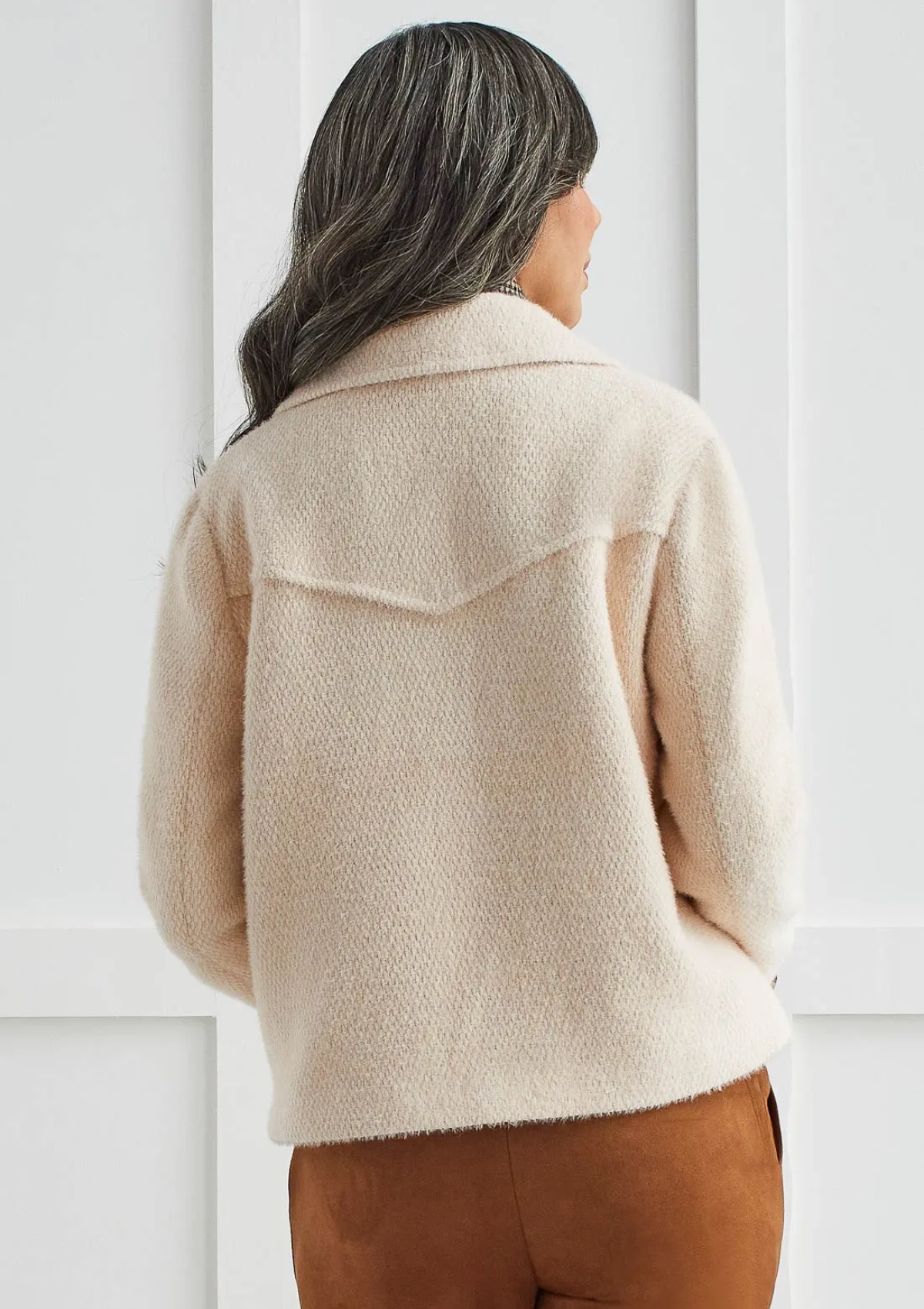 Long Sleeve Lined Double Breast Jacket