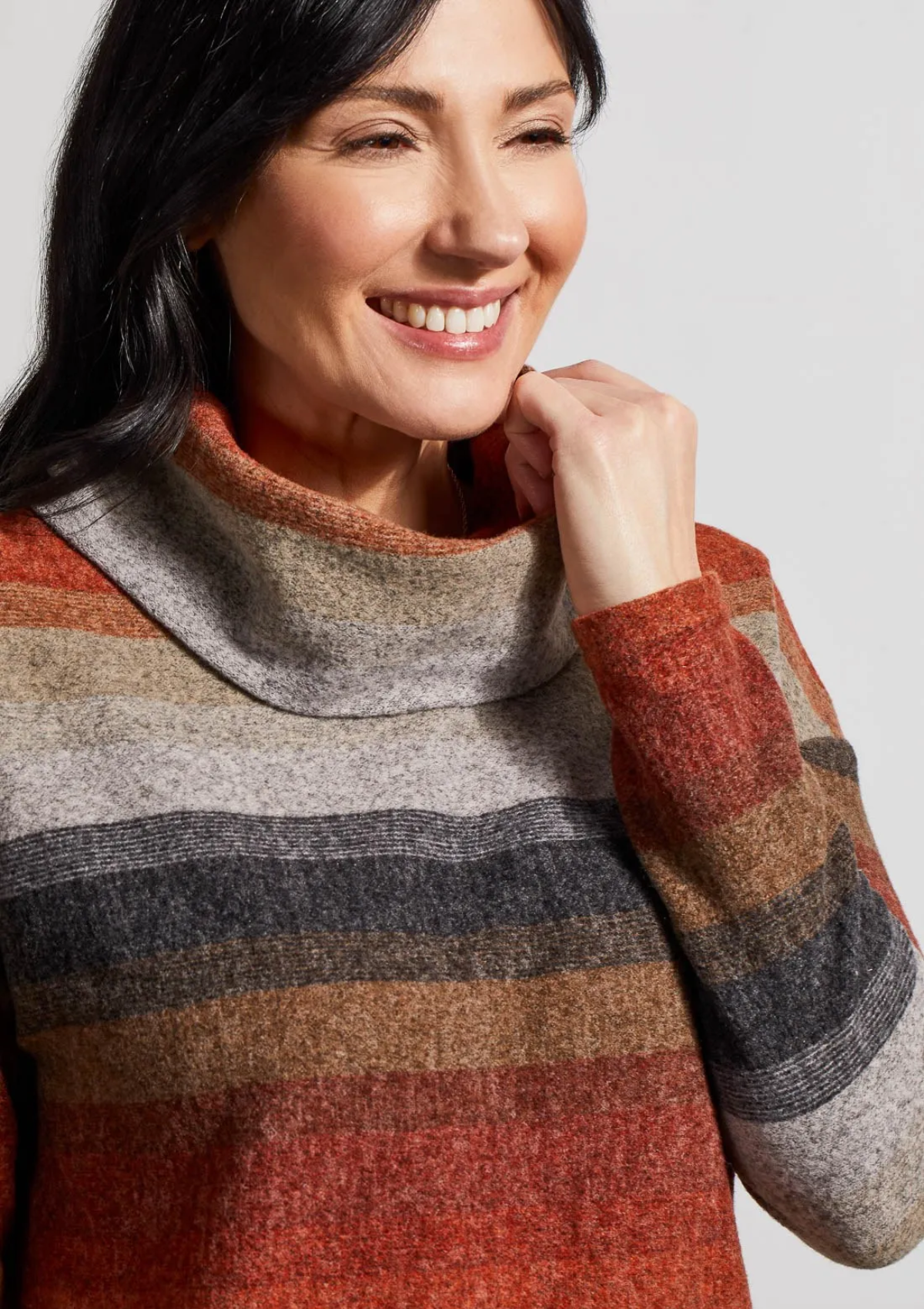 Long Sleeve Cowl Neck Top