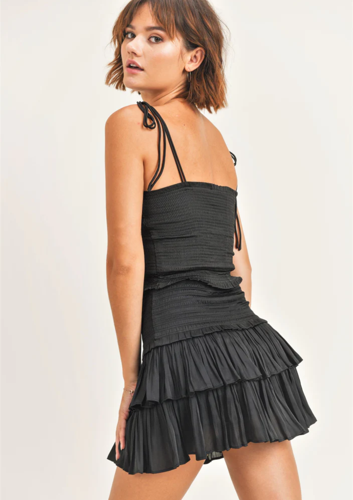 Silky Amore Skirt, Black