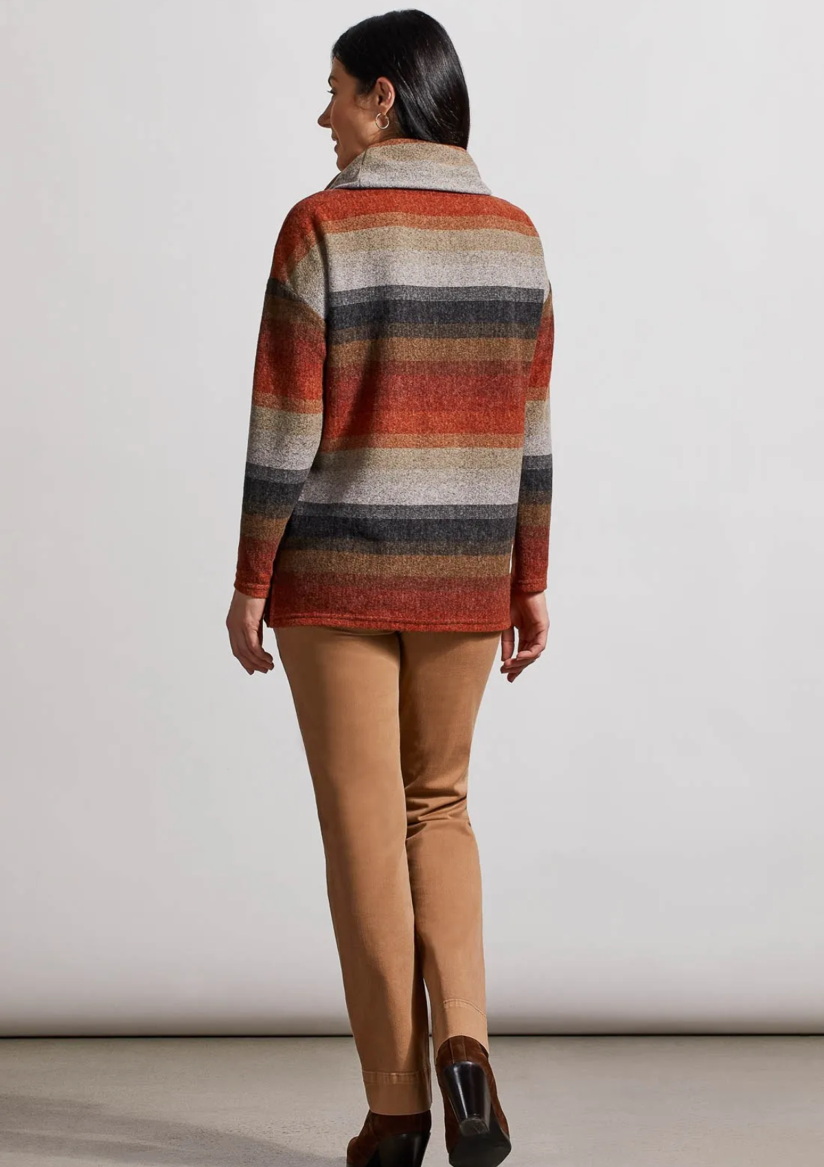 Long Sleeve Cowl Neck Top