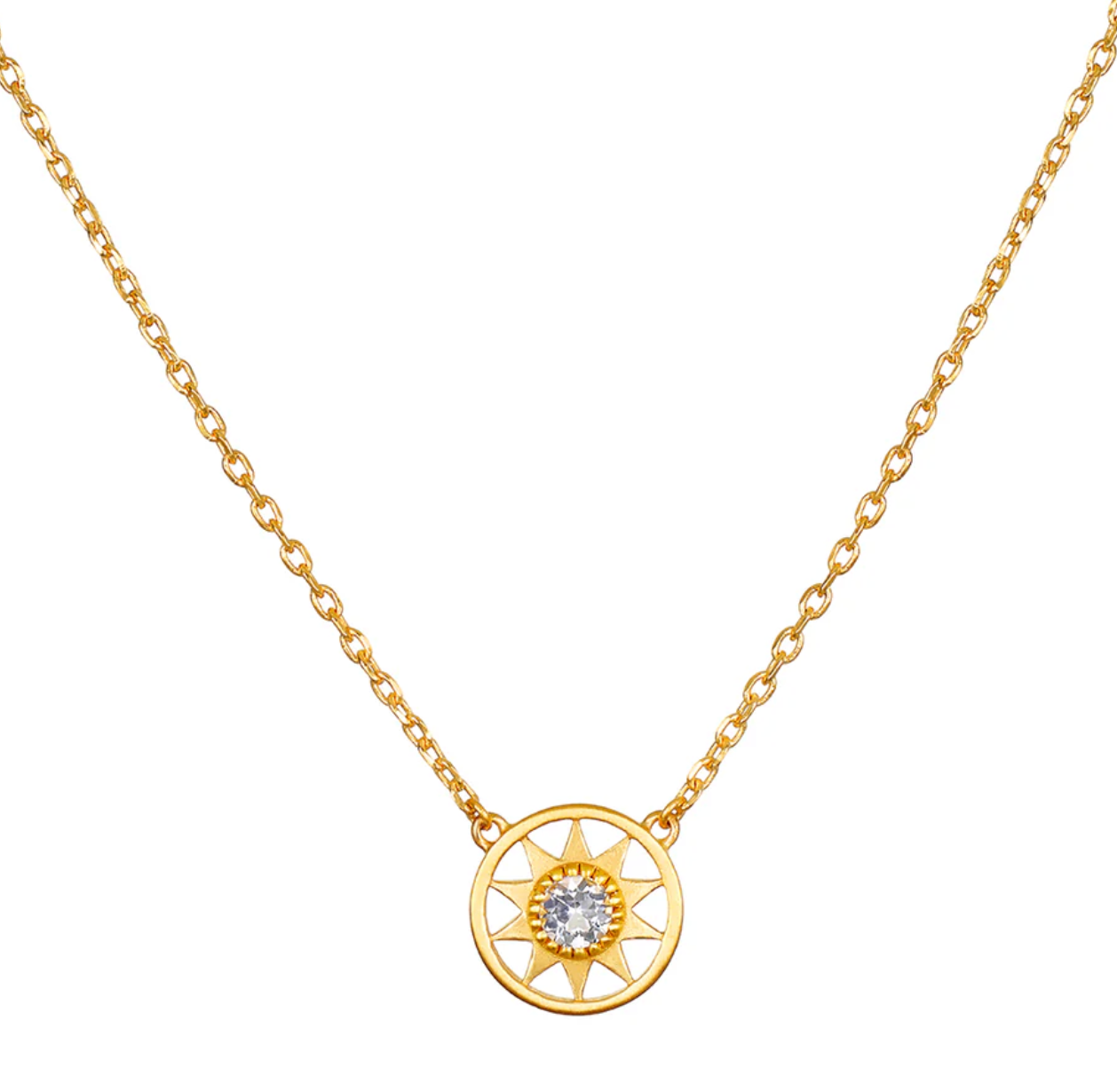 16" Sun Necklace