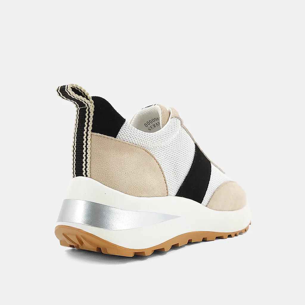 Serafina Sand Suede Sneaker