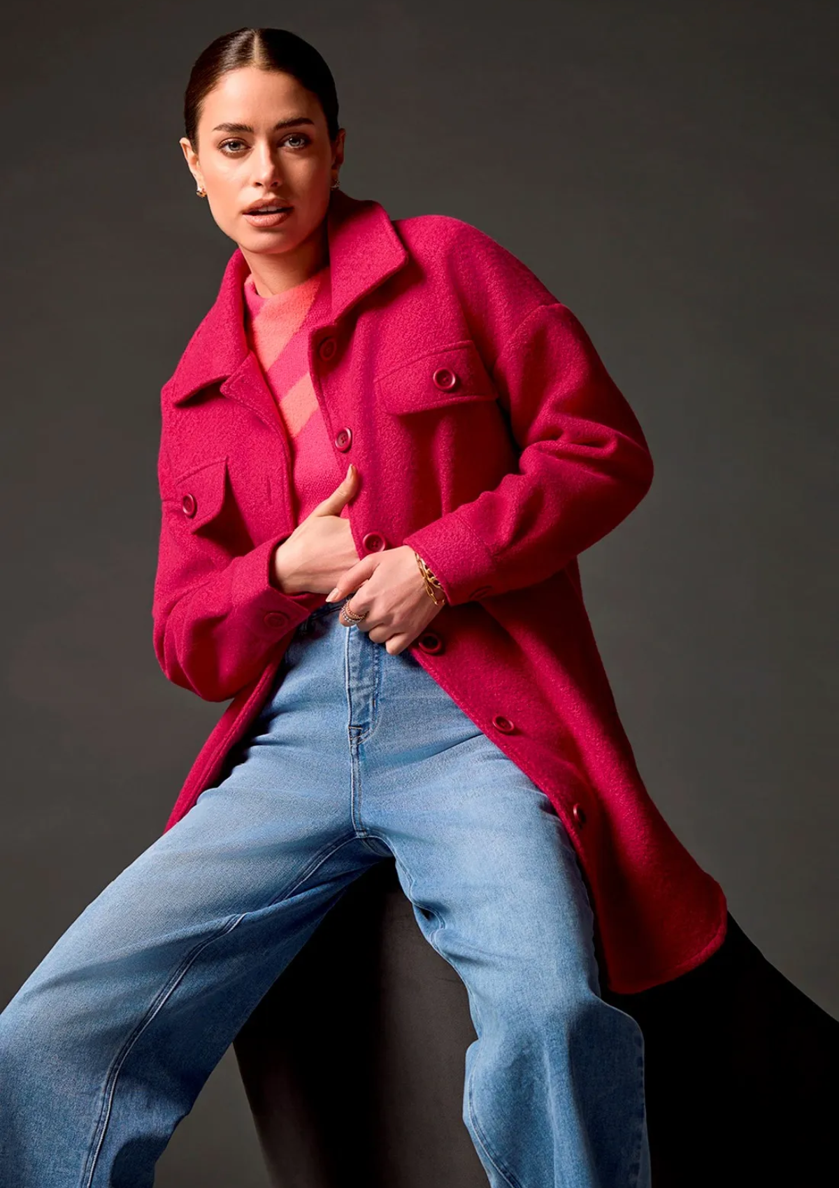 Thea Boiled Wool Jacket