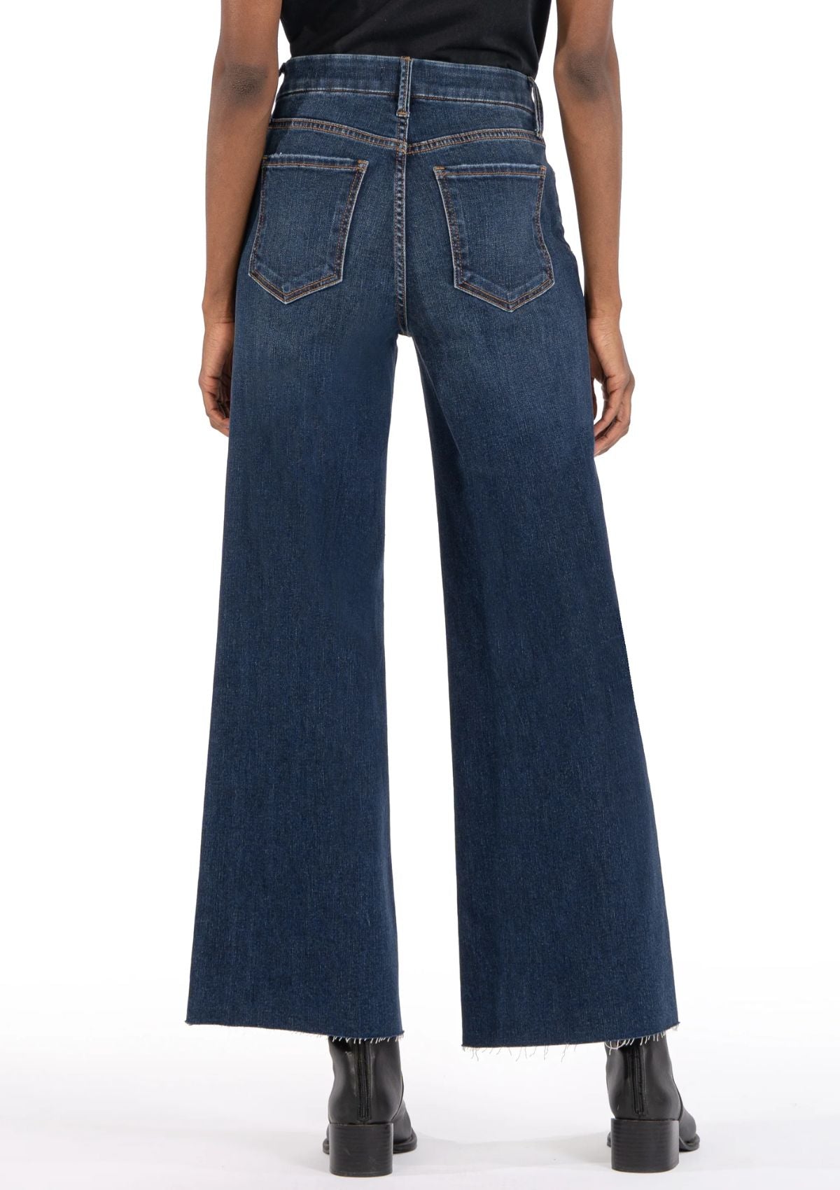 Meg High Rise Fab Ab Wide Leg Jeans, Exhibited