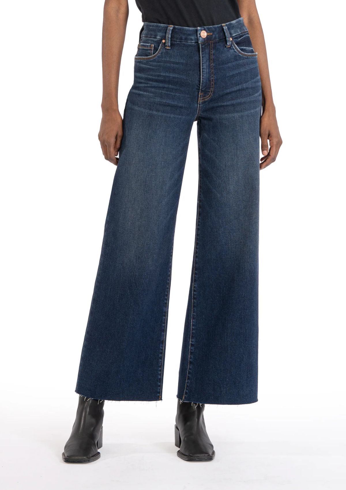 Meg High Rise Fab Ab Wide Leg Jeans, Exhibited