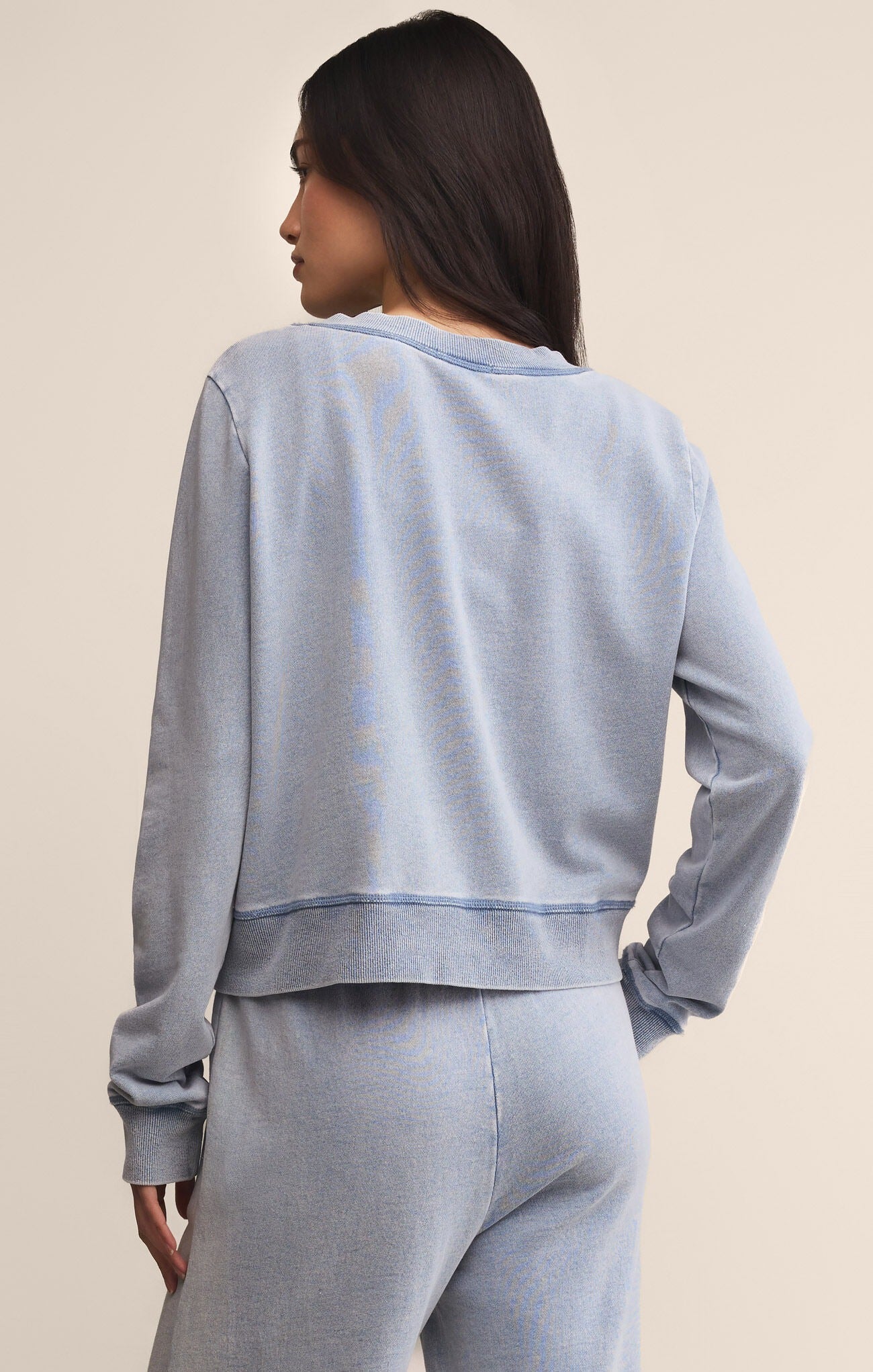Daily Knit Denim Cardigan