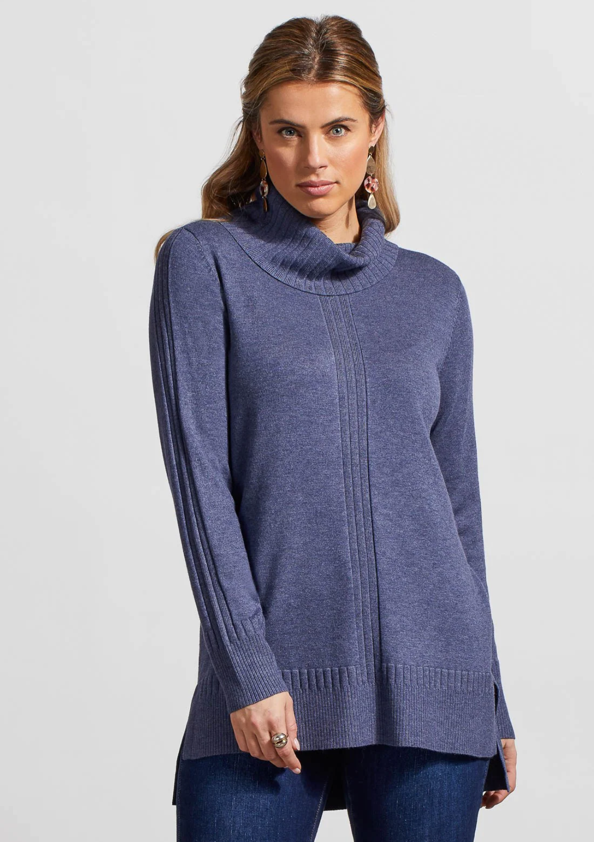 Celia Long Sleeve Cowl Neck Sweater