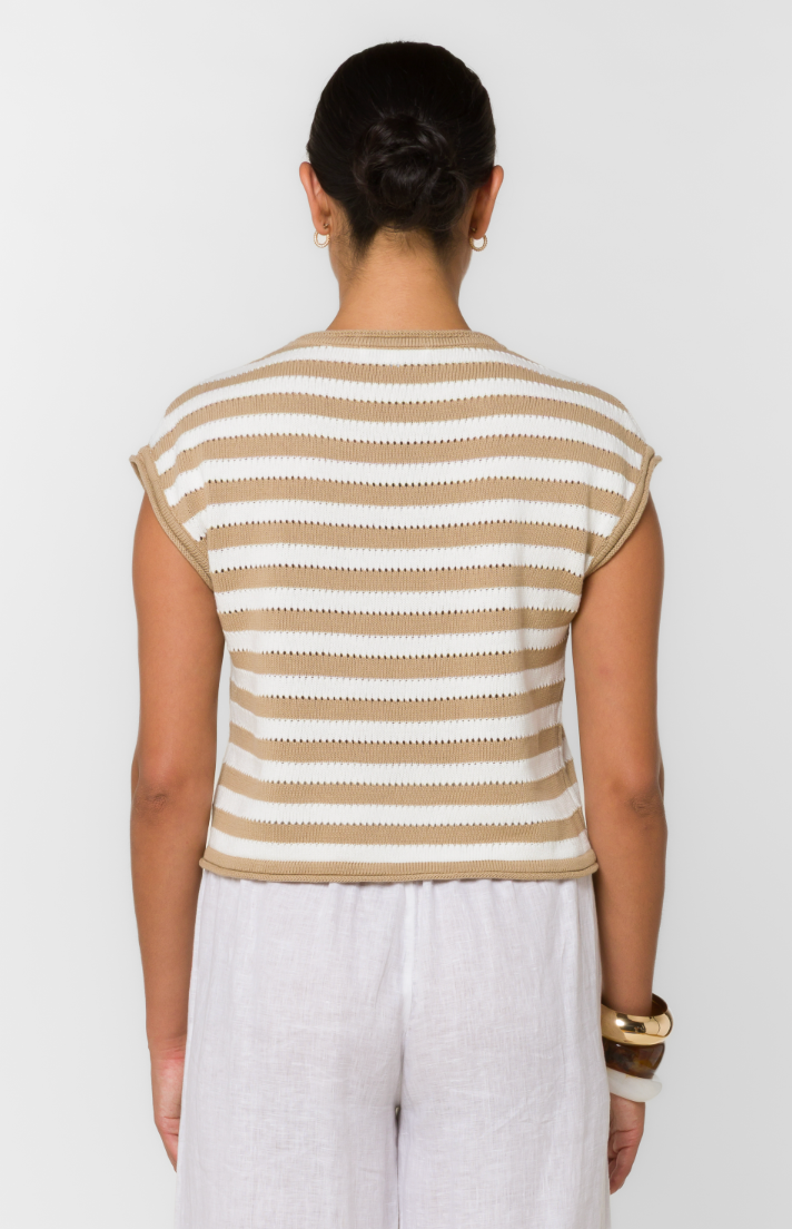 Abree Sleeveless Crewneck Sweater
