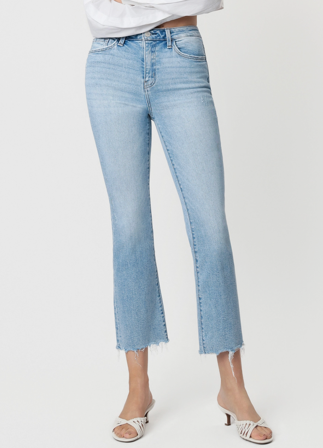 High Rise Kick Flare Jeans