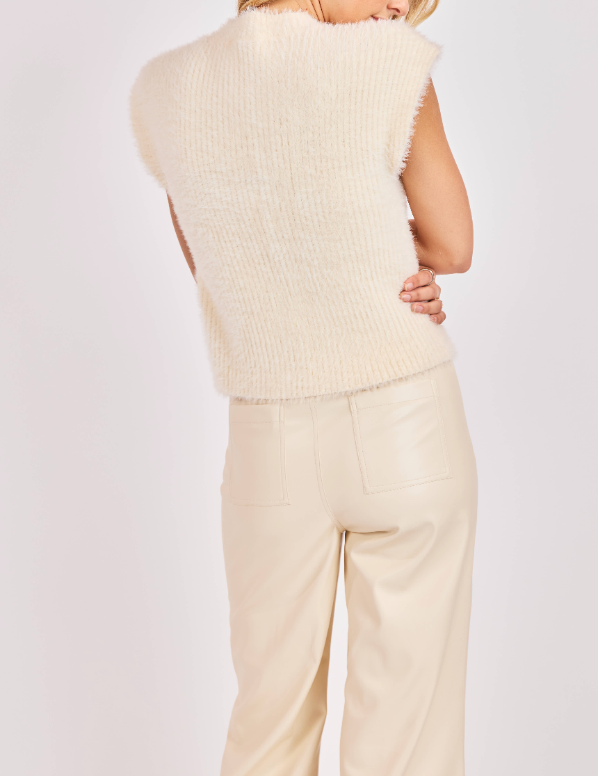 Bianca Feather Yarn Sweater Tank