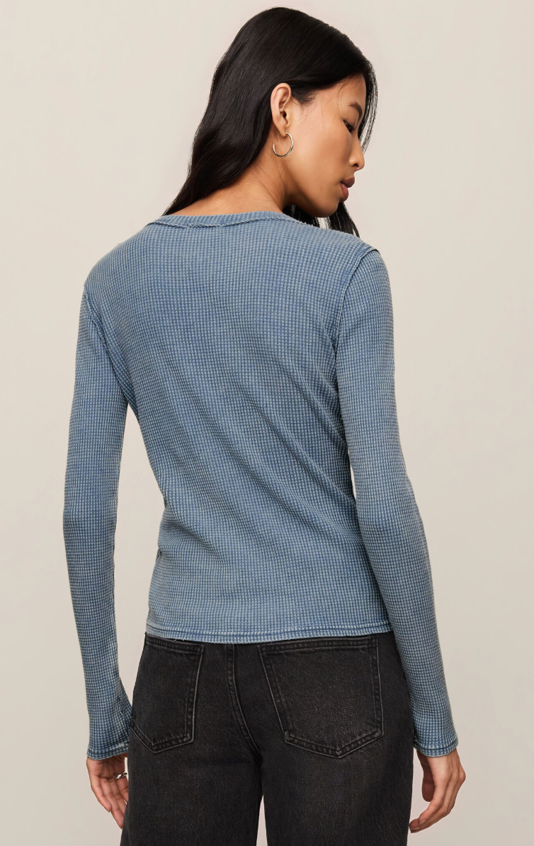 Arlet Mini Thermal Top - Mineral Blue