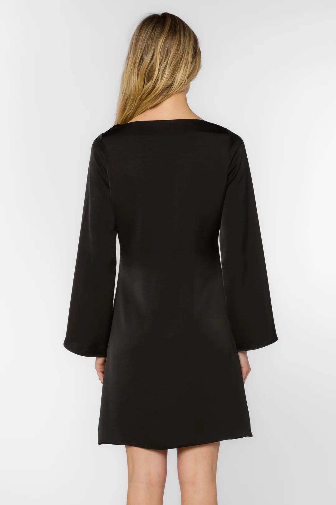 "Mariko" Mini Boat Neck Dress