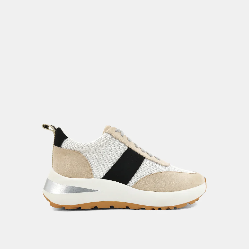 Serafina Sand Suede Sneaker