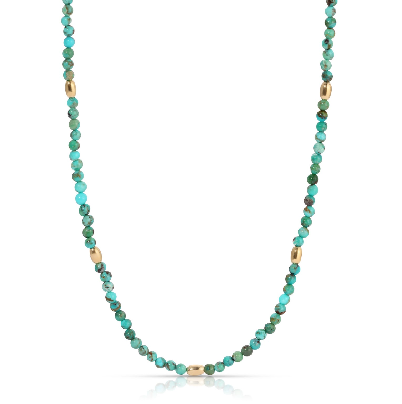 Bali Beaded Necklace in Turquoise