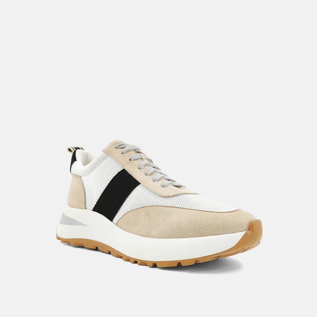 Serafina Sand Suede Sneaker