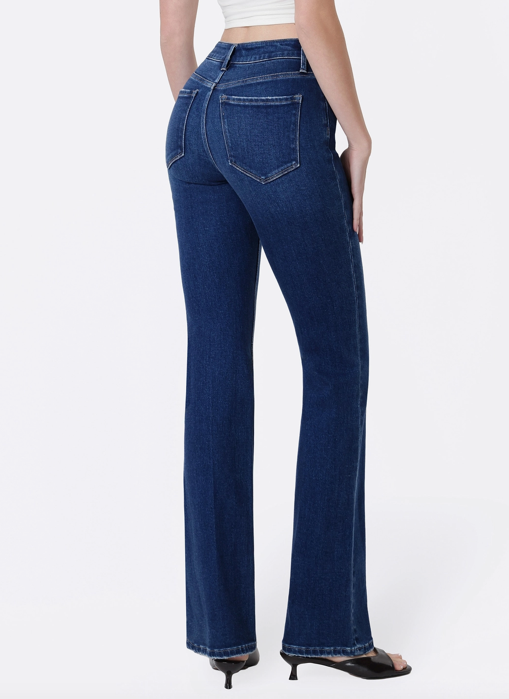 High Rise Trouser Fold Bootcut