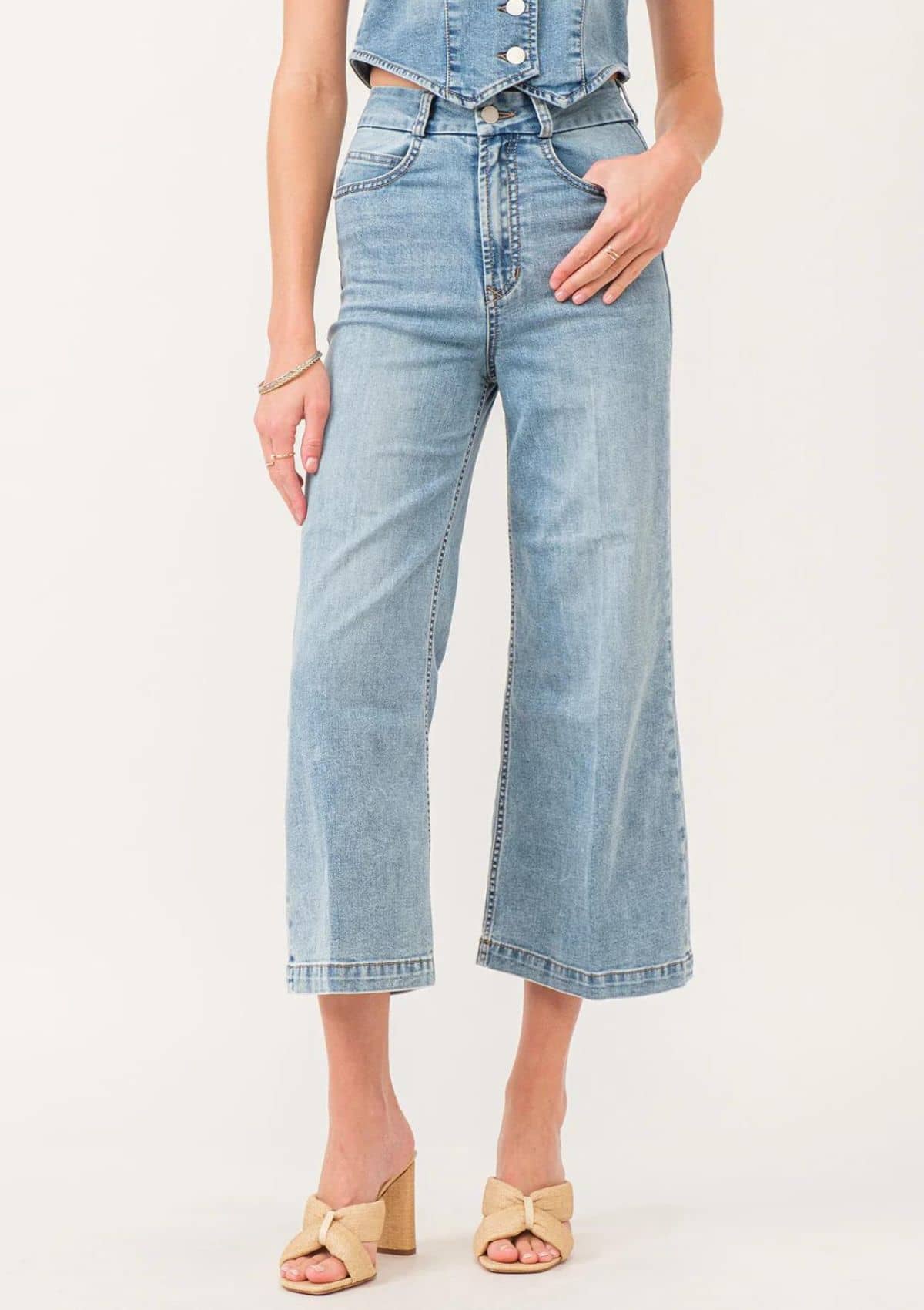 Super fashion cropped jeans