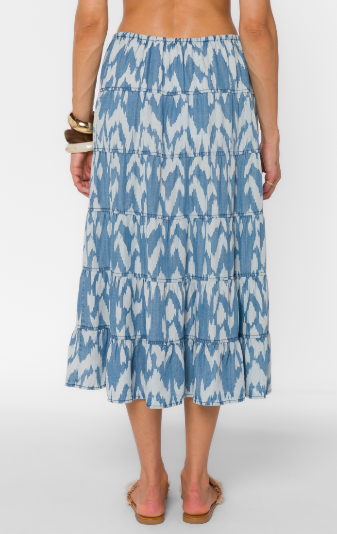 Claremont Pull On Tiered Skirt