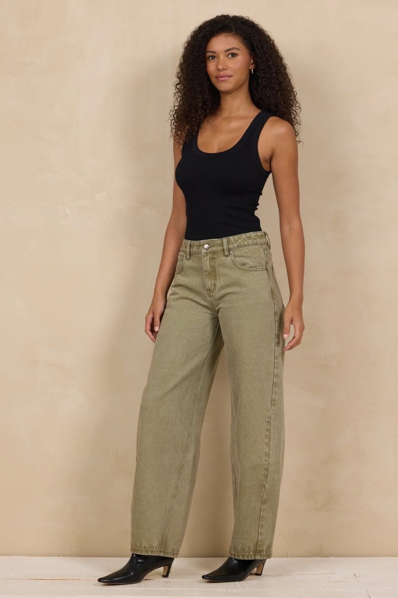 green-Lounge Pants-trend-Ruby Jane & Valleygirl Boutique.