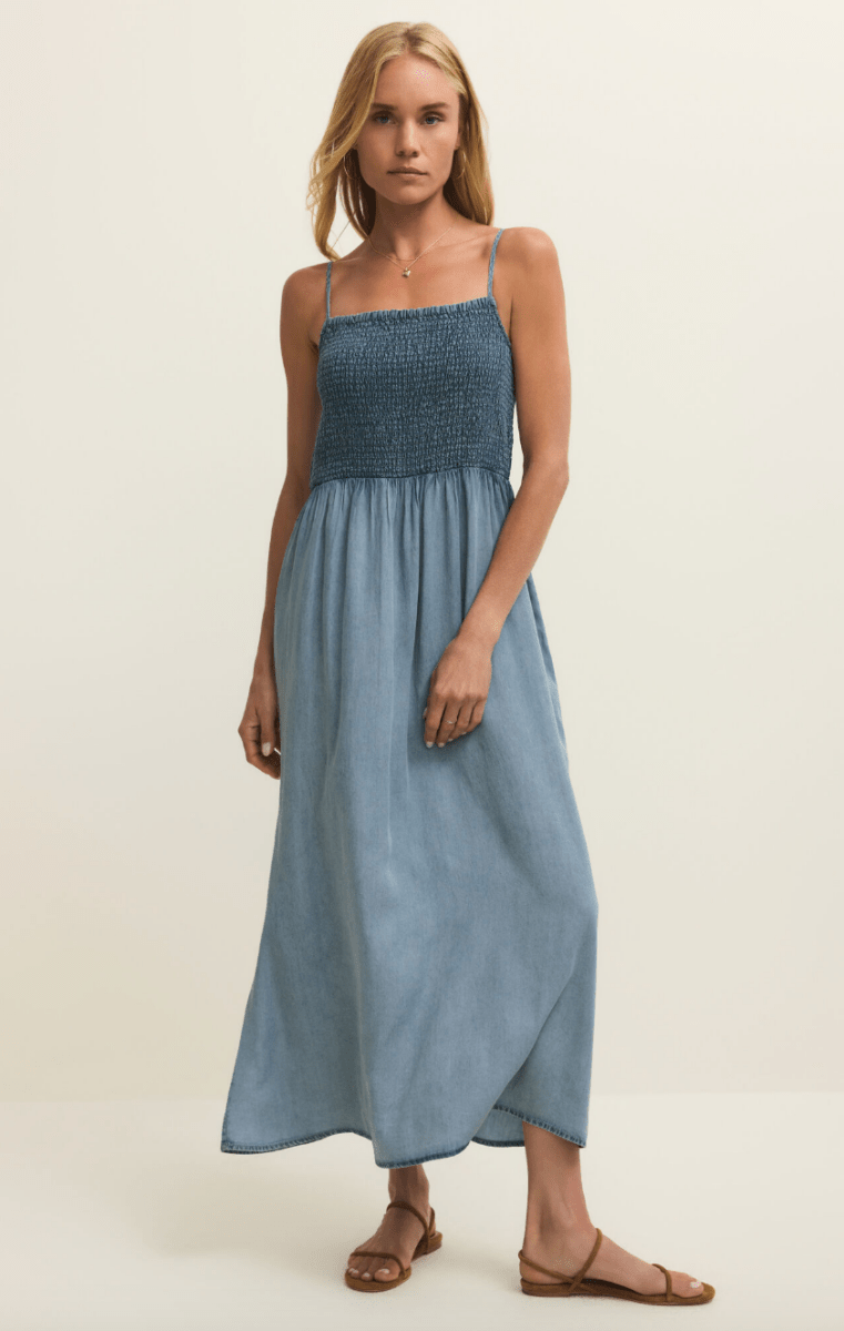 Bayside Chambray Midi Dress Bayside Chambray Midi Dress