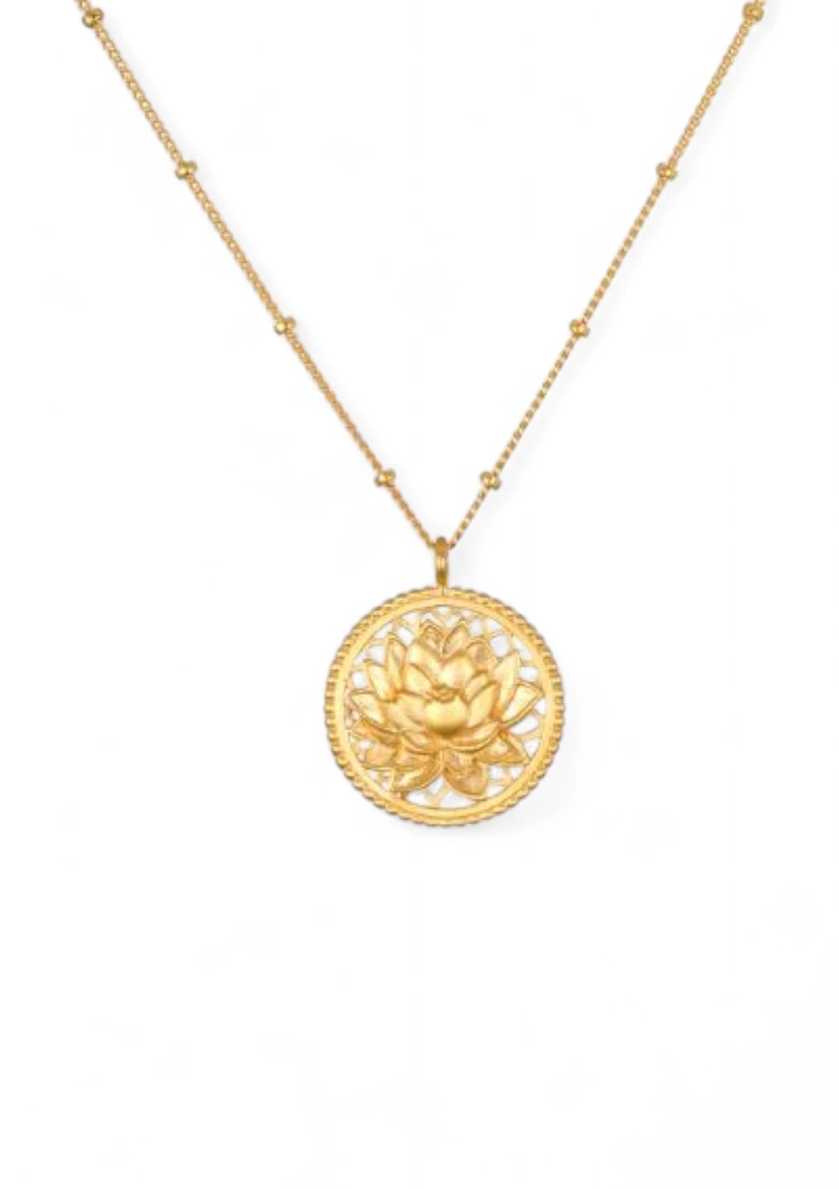 Blessed Beginnings Lotus Necklace