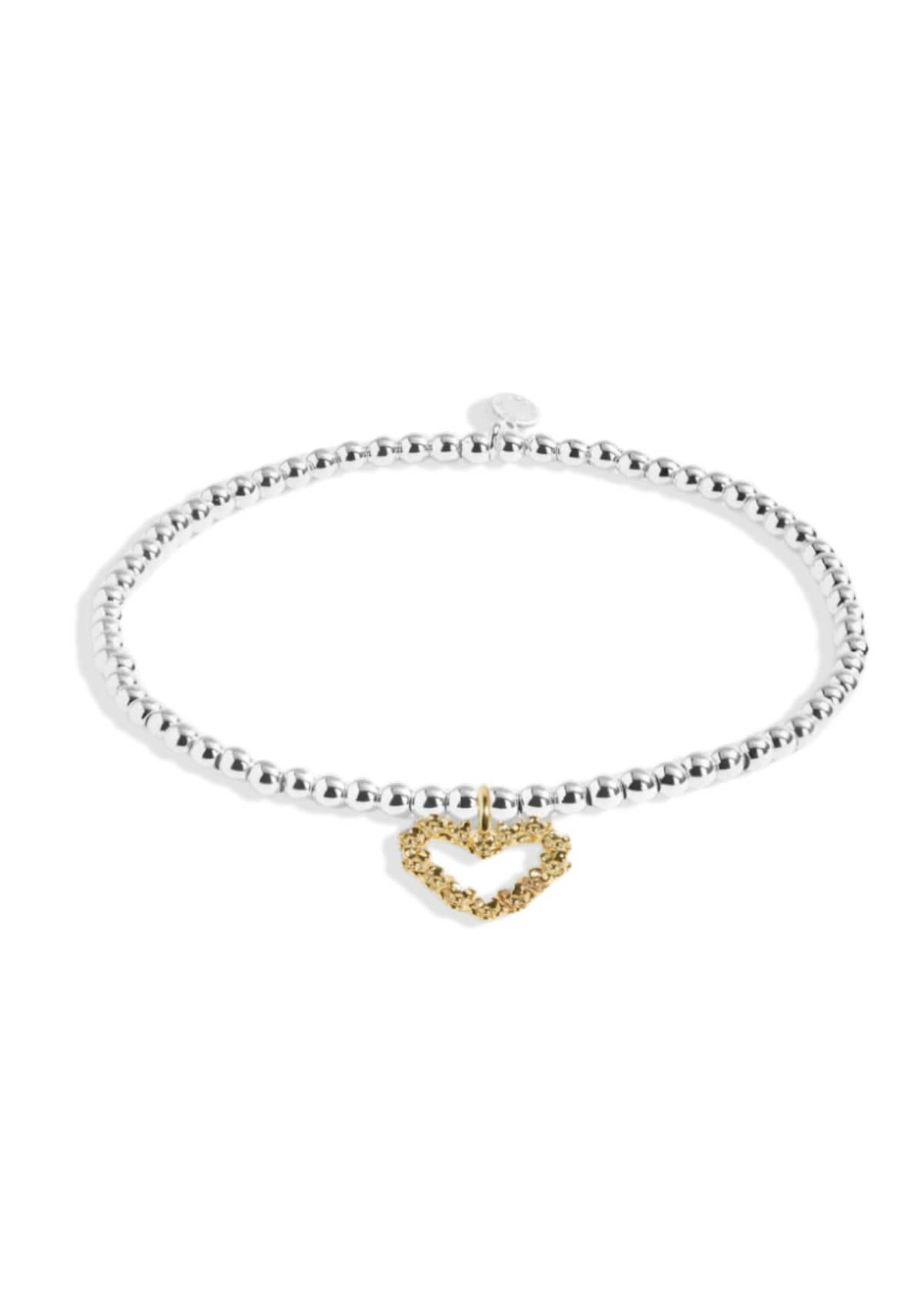 "Blushing Bride" Silver and Gold Bracelet -A Littles & CO- Ruby Jane-