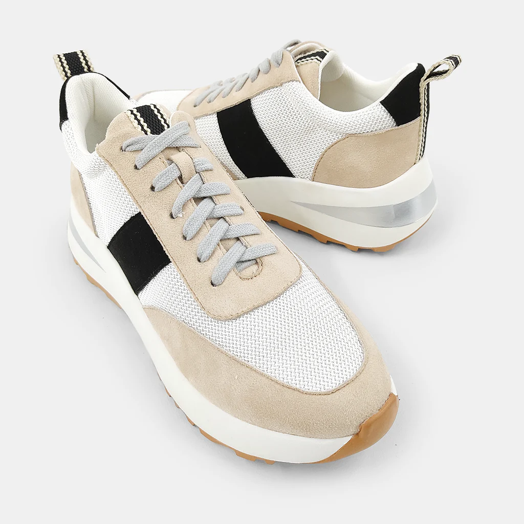 Serafina Sand Suede Sneaker