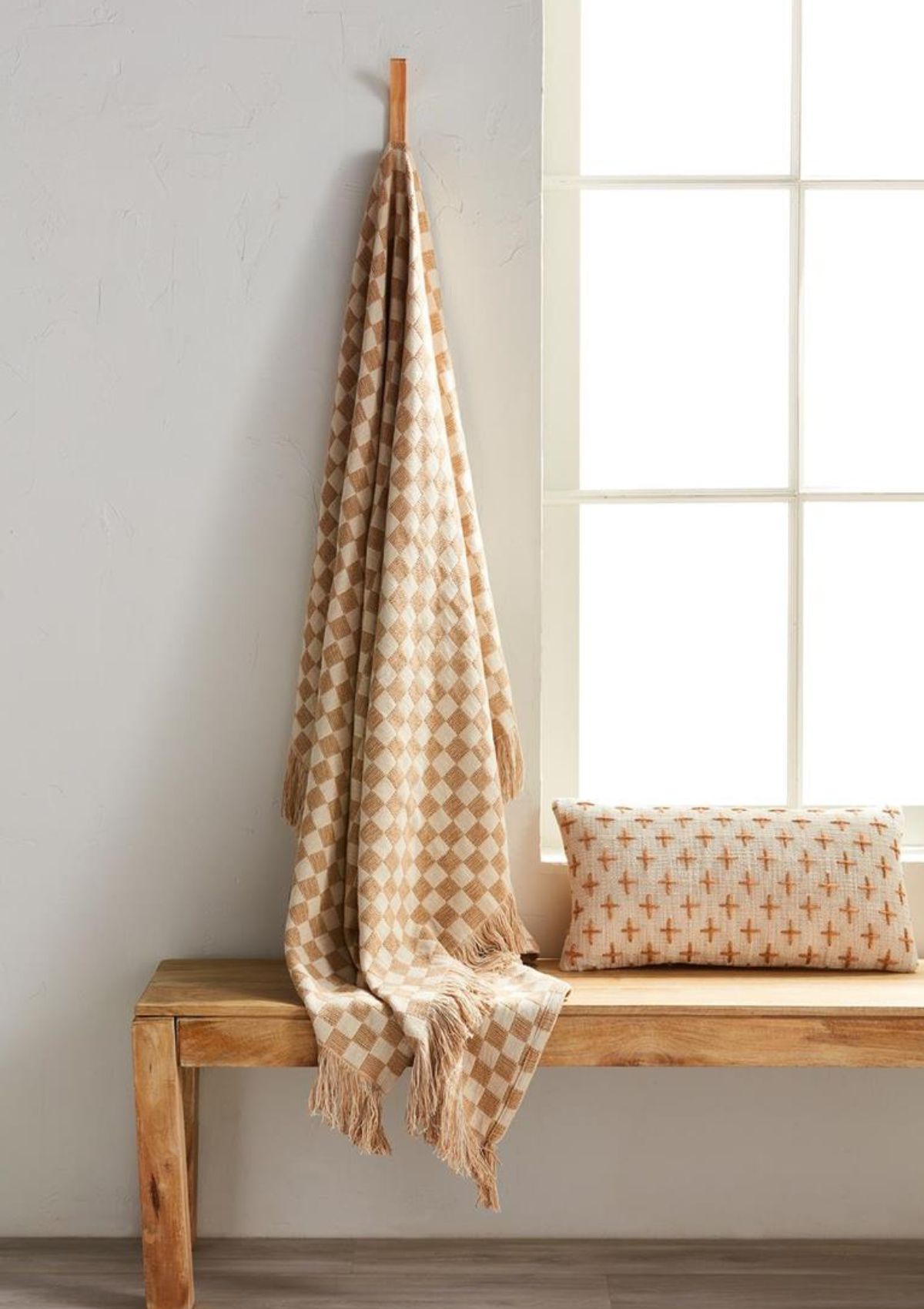 Checkered Blanket -Mud Pie / One Coas- Ruby Jane-