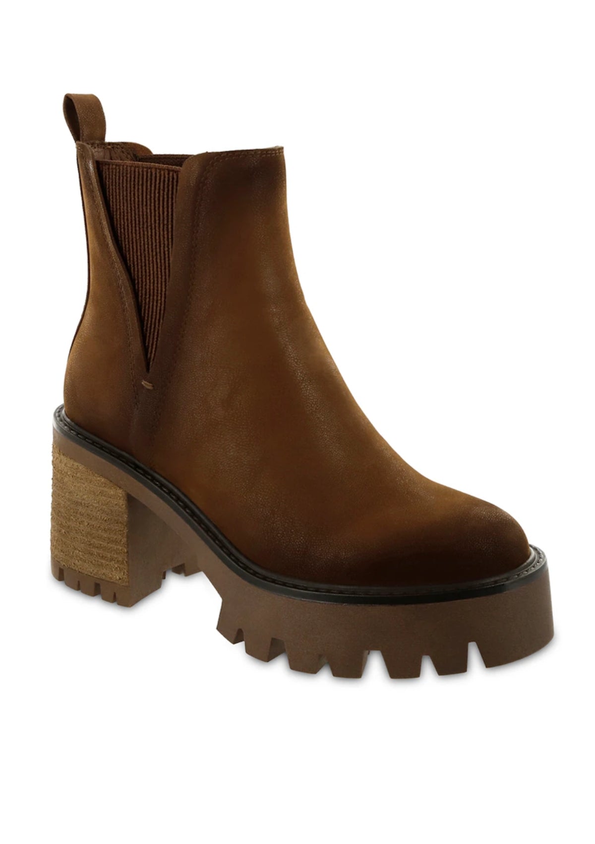 Chunky Platform Boot "Rusty" -Mia Shoes- Ruby Jane-