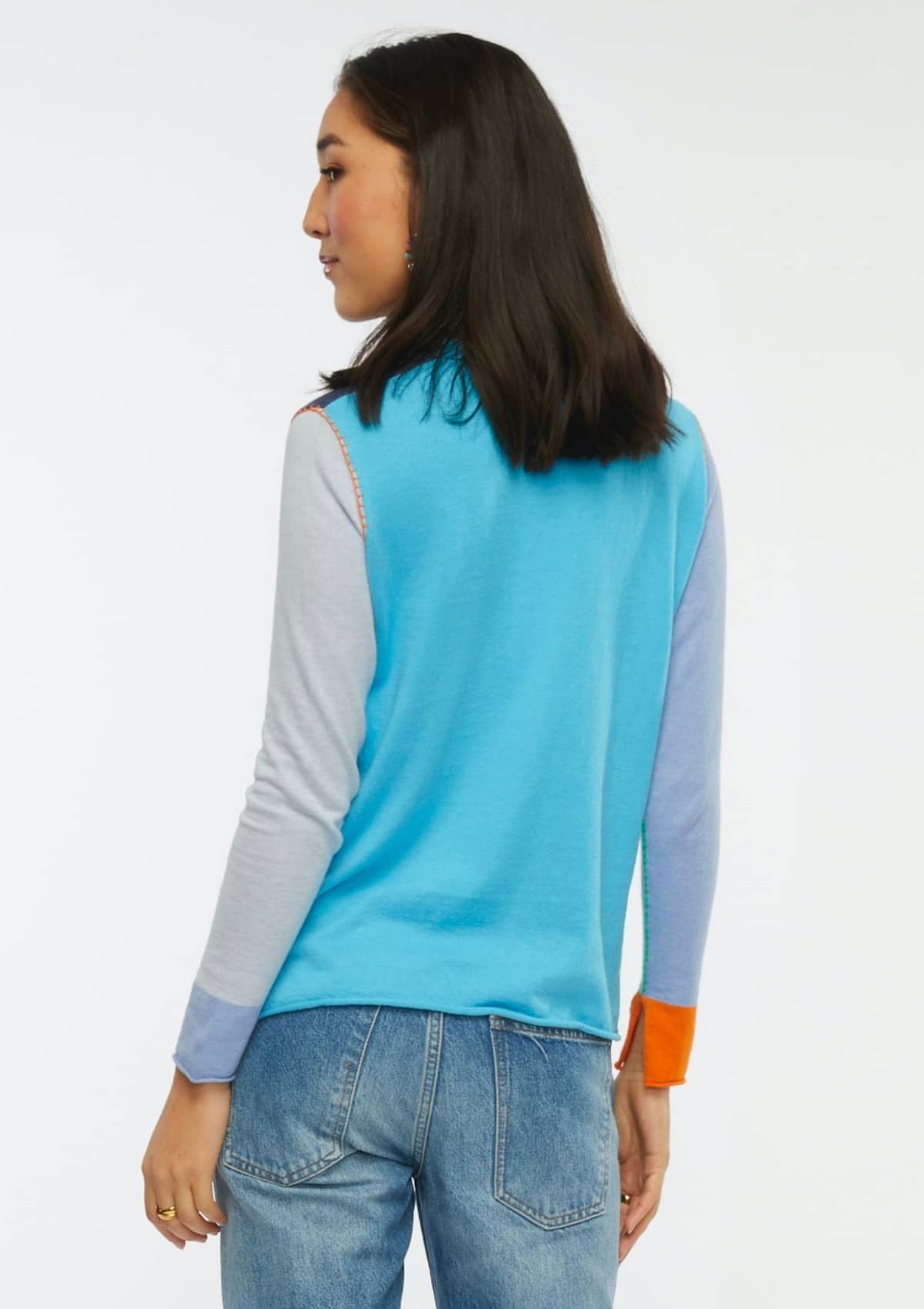 Color Block Sweater -Plekta Inc./ Zaket & Plover- Ruby Jane-