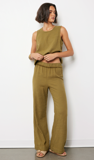 Raw Edge Detail Pant