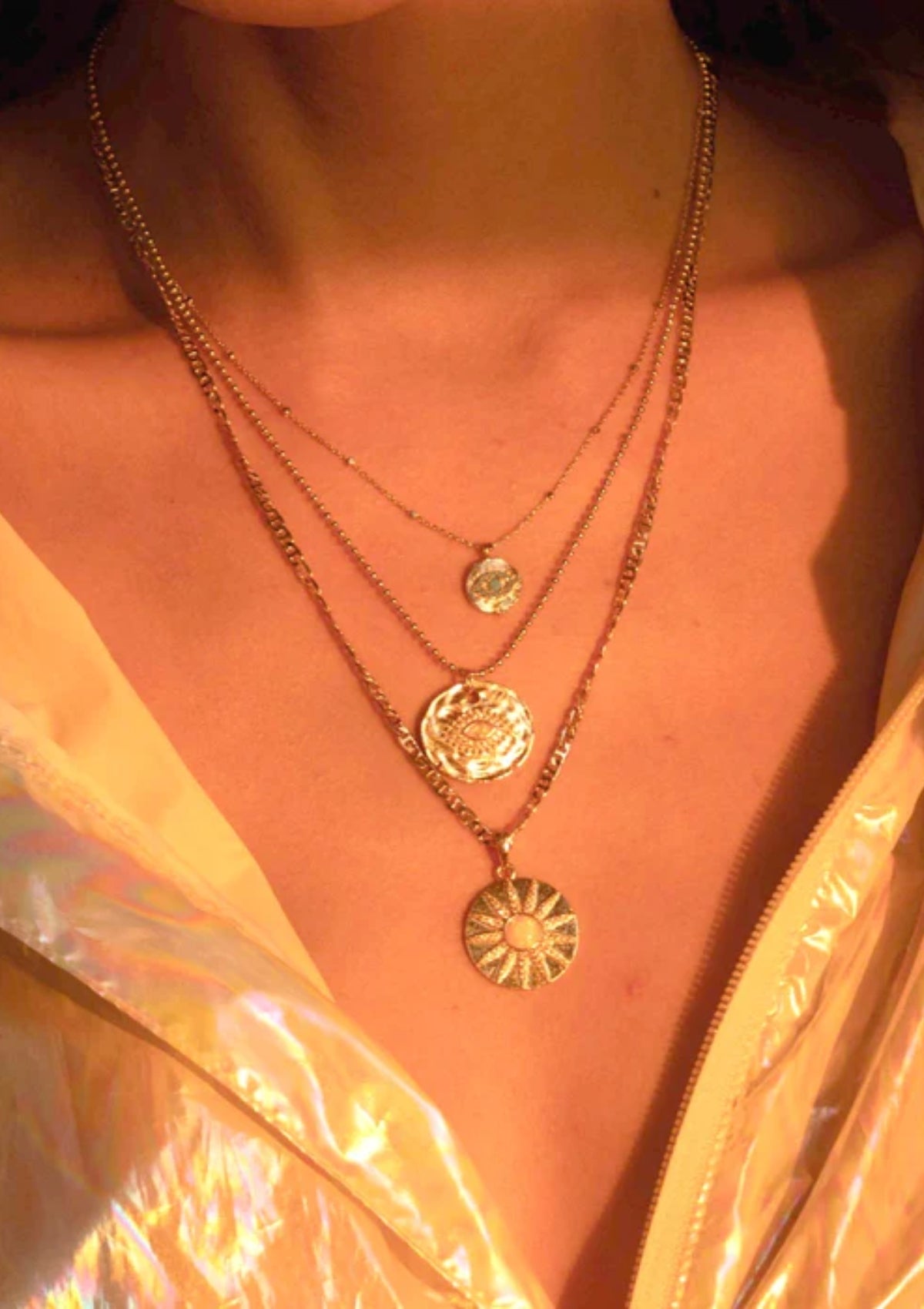 Daydreamer Pendant Necklace in Opal -Blair and Gray-DBA Joy Dravecky Jewelry- Ruby Jane-