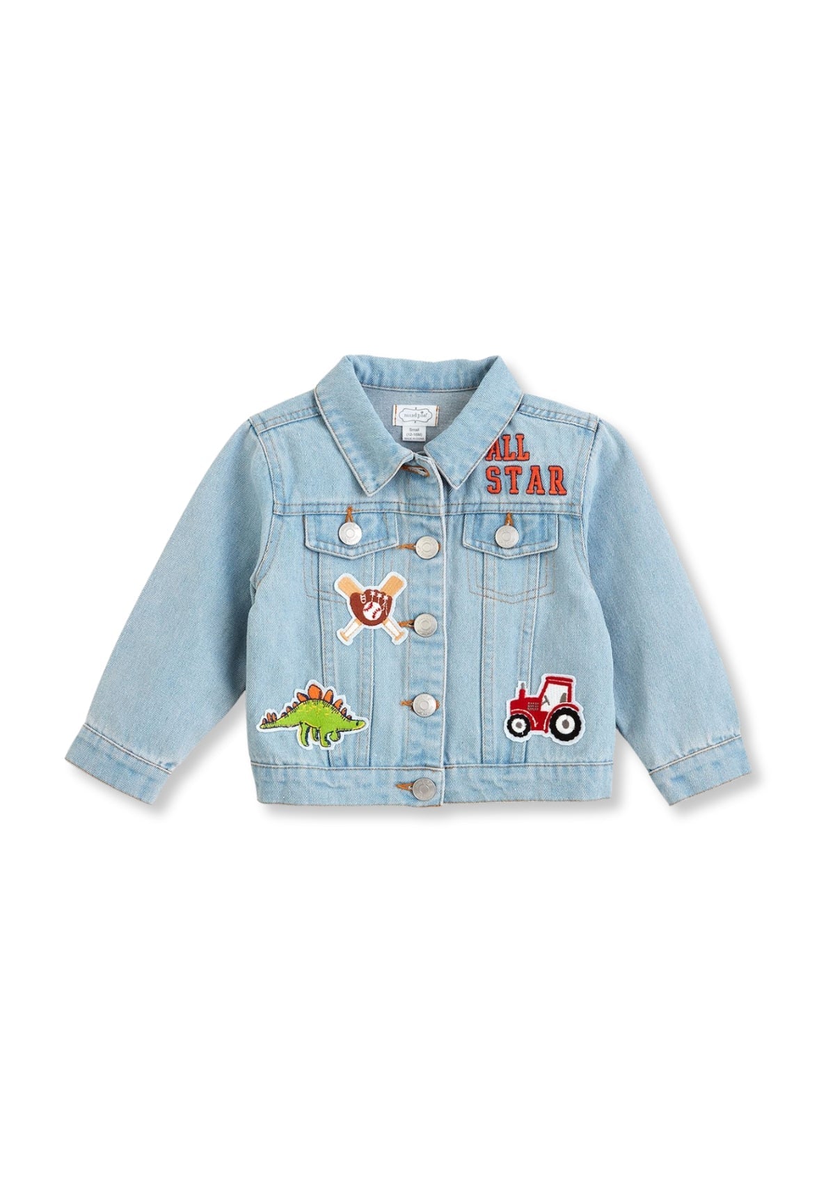 Denim Patch Jacket -Mud Pie / One Coas- Ruby Jane-