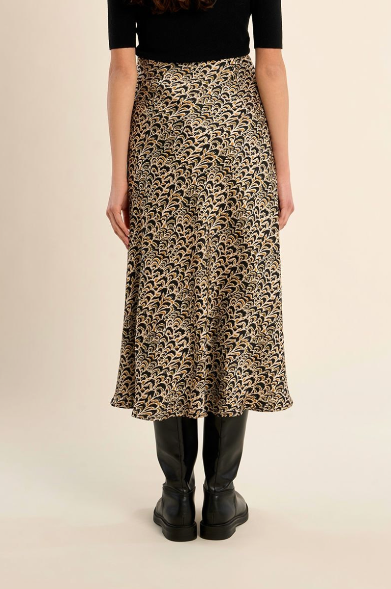 Woven Midi Skirt