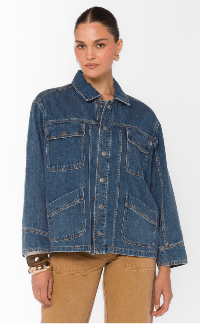 Denim-Denim Jacket-Denim Jackets-Ruby Jane & Valleygirl Boutique.
