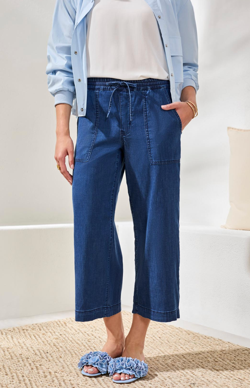Audrey Wide Crop Jogger