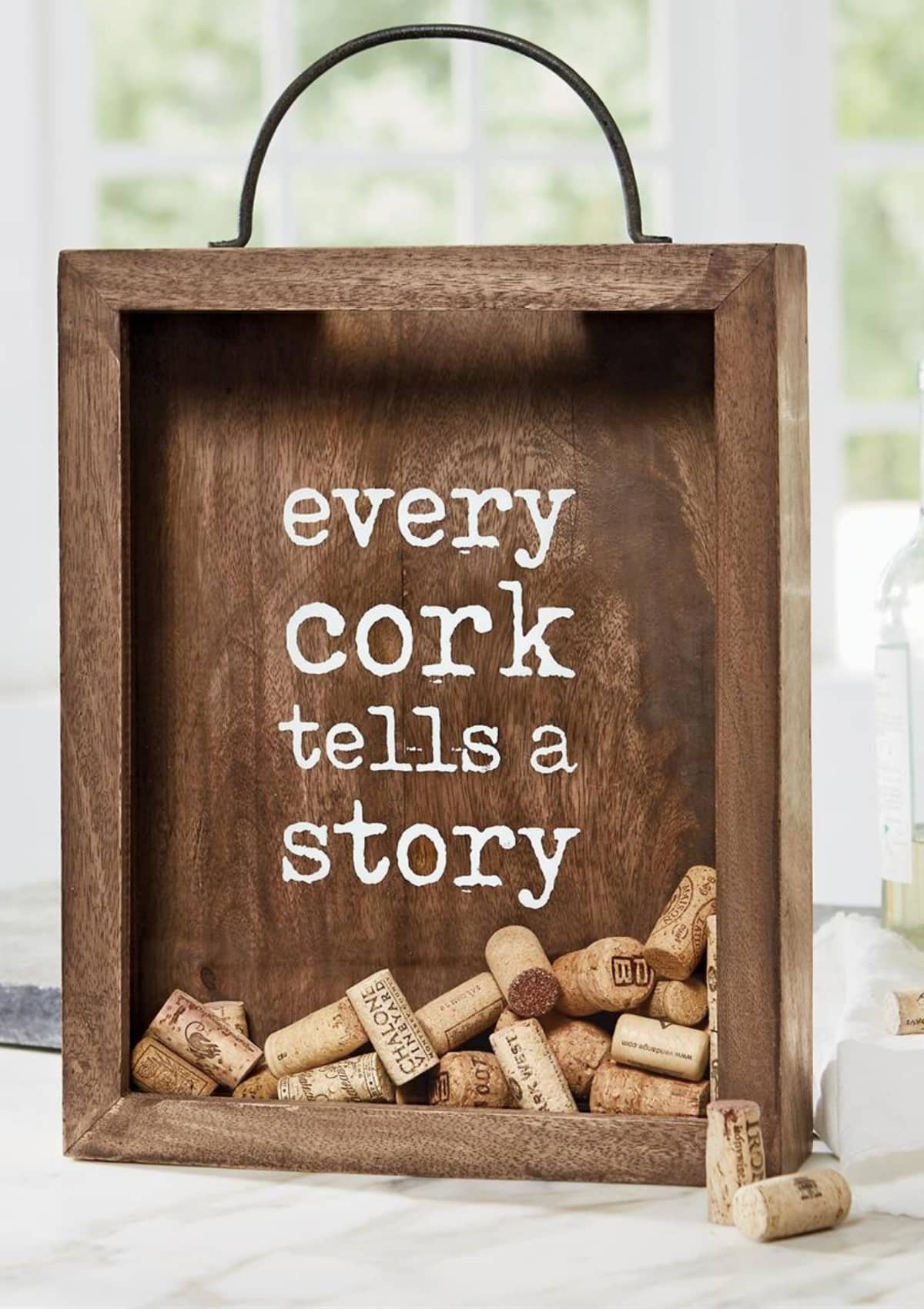 "Every Cork Tells A Story" Display Box -Mud Pie / One Coas- Ruby Jane-