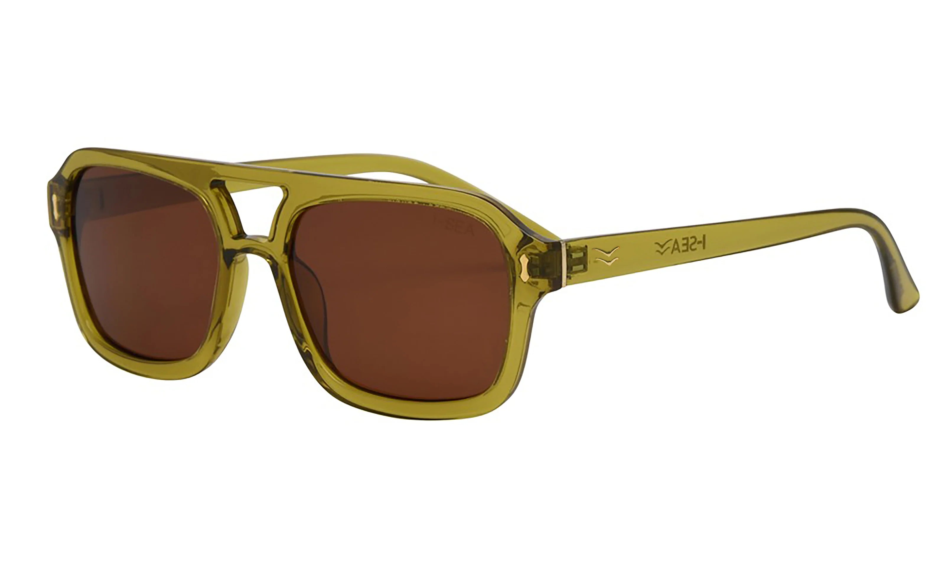 Royal Sunglasses, Olive/Brown Polarized Lens