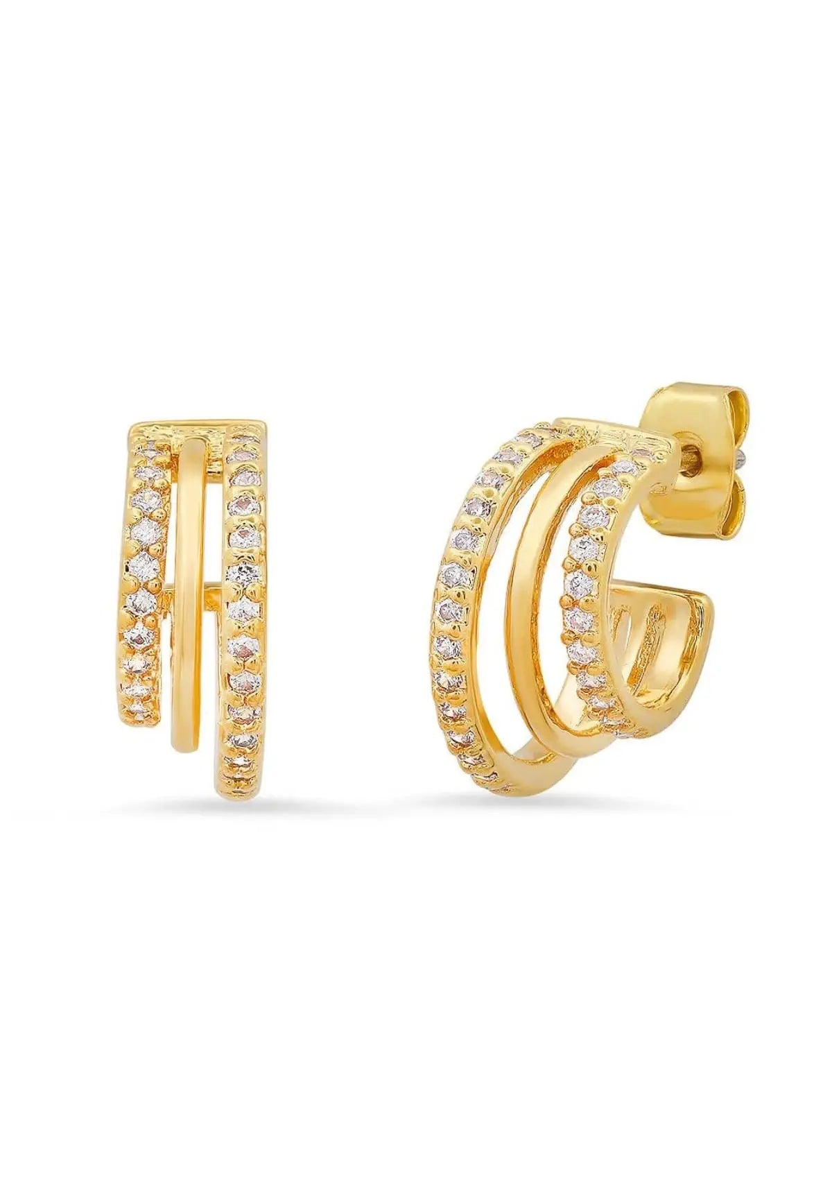 Gold hoop Earrings - Fashion - Jewelry - Ruby Jane.