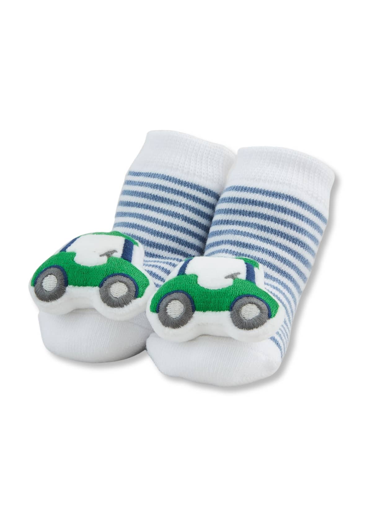 Golf Cart Rattle Toe Socks -Mud Pie / One Coas- Ruby Jane-