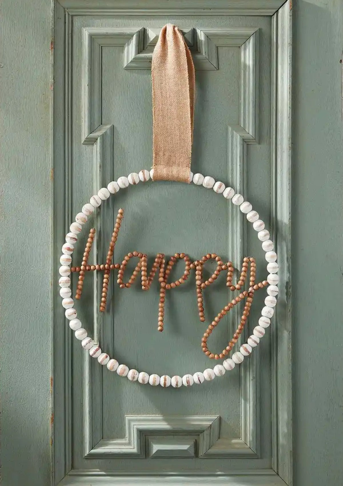 'Happy' Door Hanger -Mud Pie- Ruby Jane-