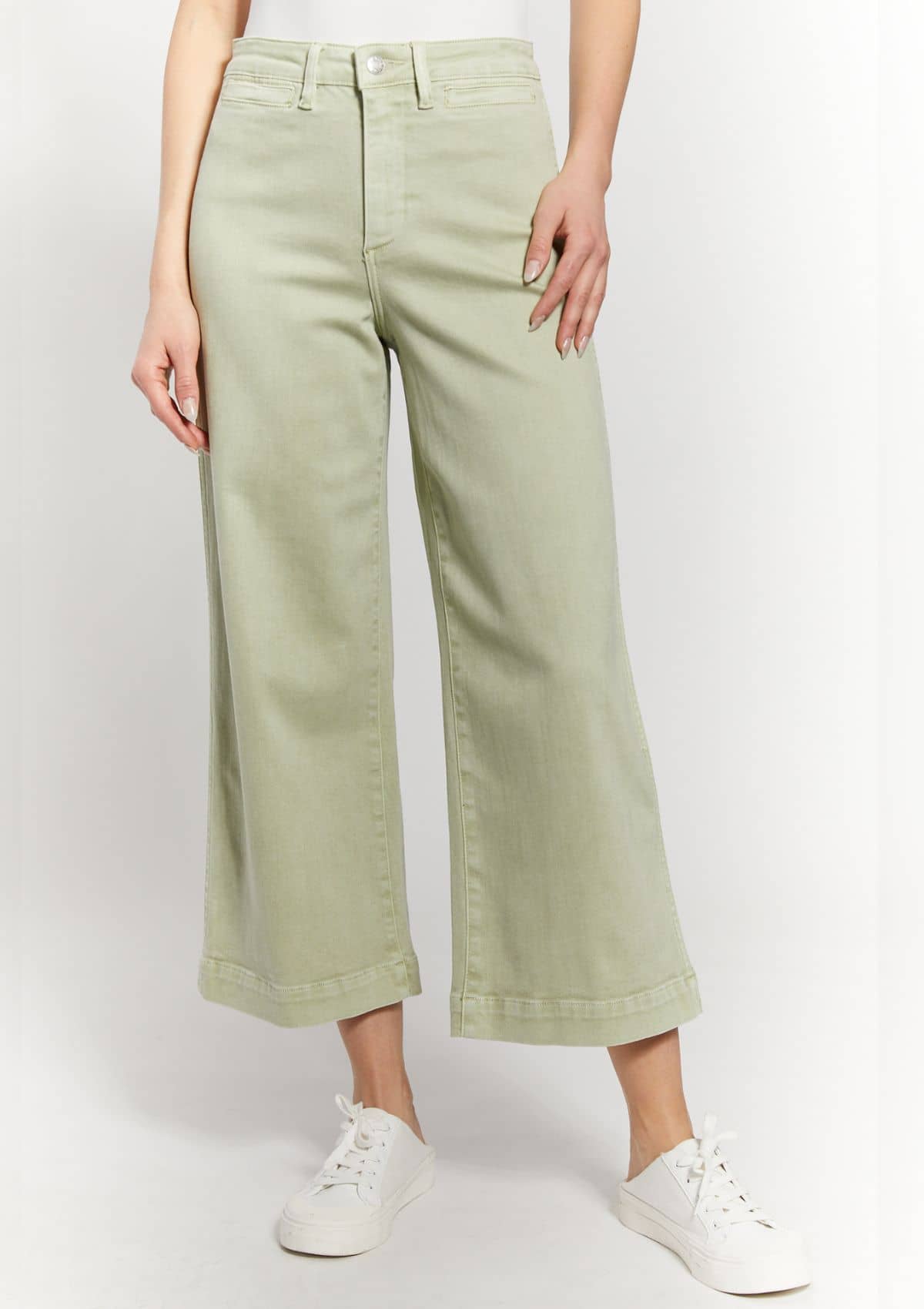 High Rise Wide Leg Crop - Soft Mint -BBC Apparel / OatNY- Ruby Jane-