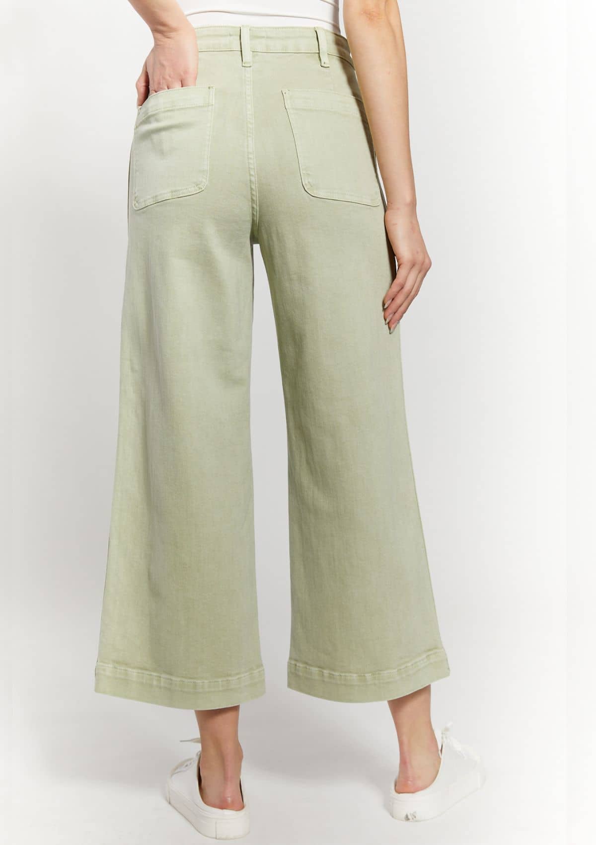 High Rise Wide Leg Crop - Soft Mint -BBC Apparel / OatNY- Ruby Jane-