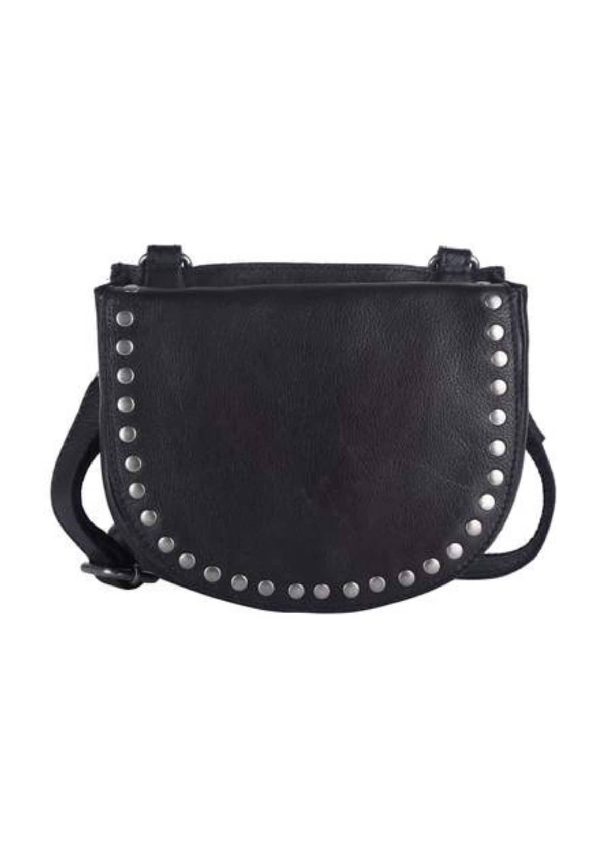 black leather backpack gold cross jane Janna Crossbody
