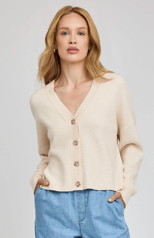 Joyce Long Sleeve, V-Neck Cardigan - RubyJane & Valleygirl