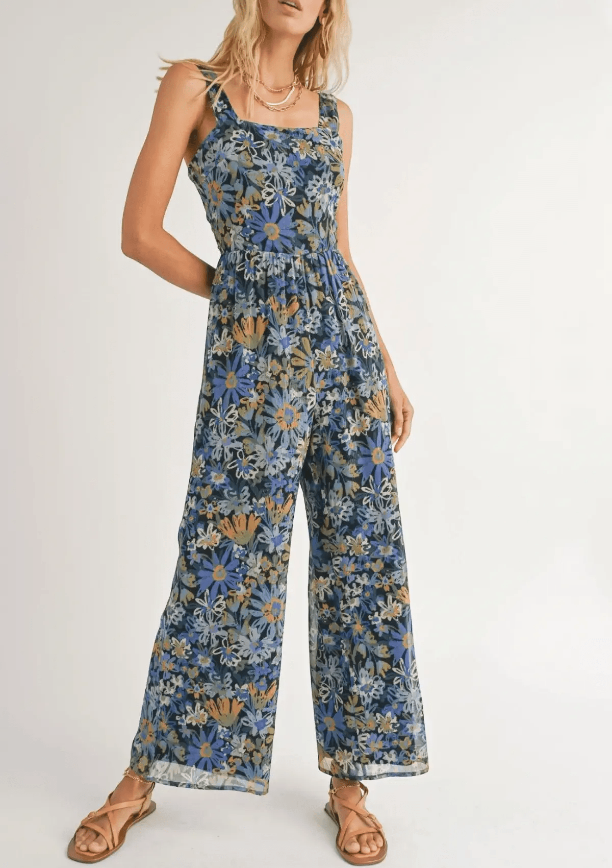 Kimber Cruising Square Neck Jumpsuit RubyJane Valleygirl