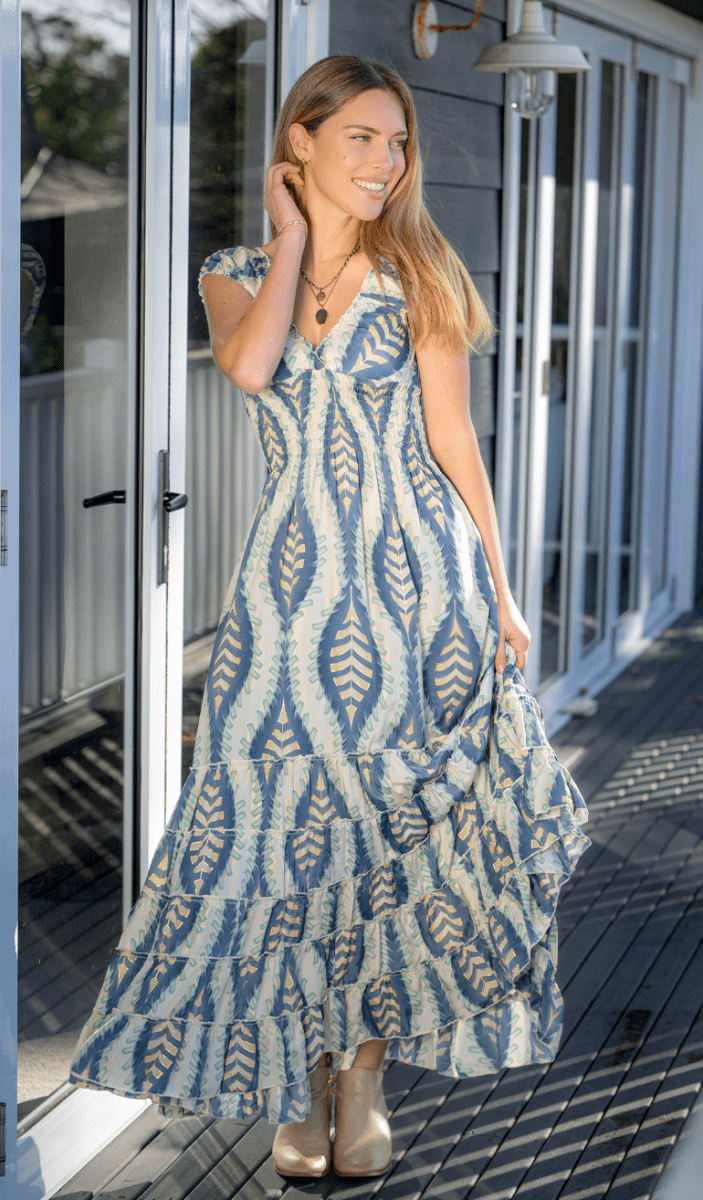 jane maxi dress Lagos Rosa Dress
