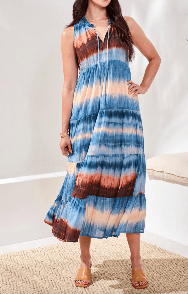Lined Maxi Tiered Dress