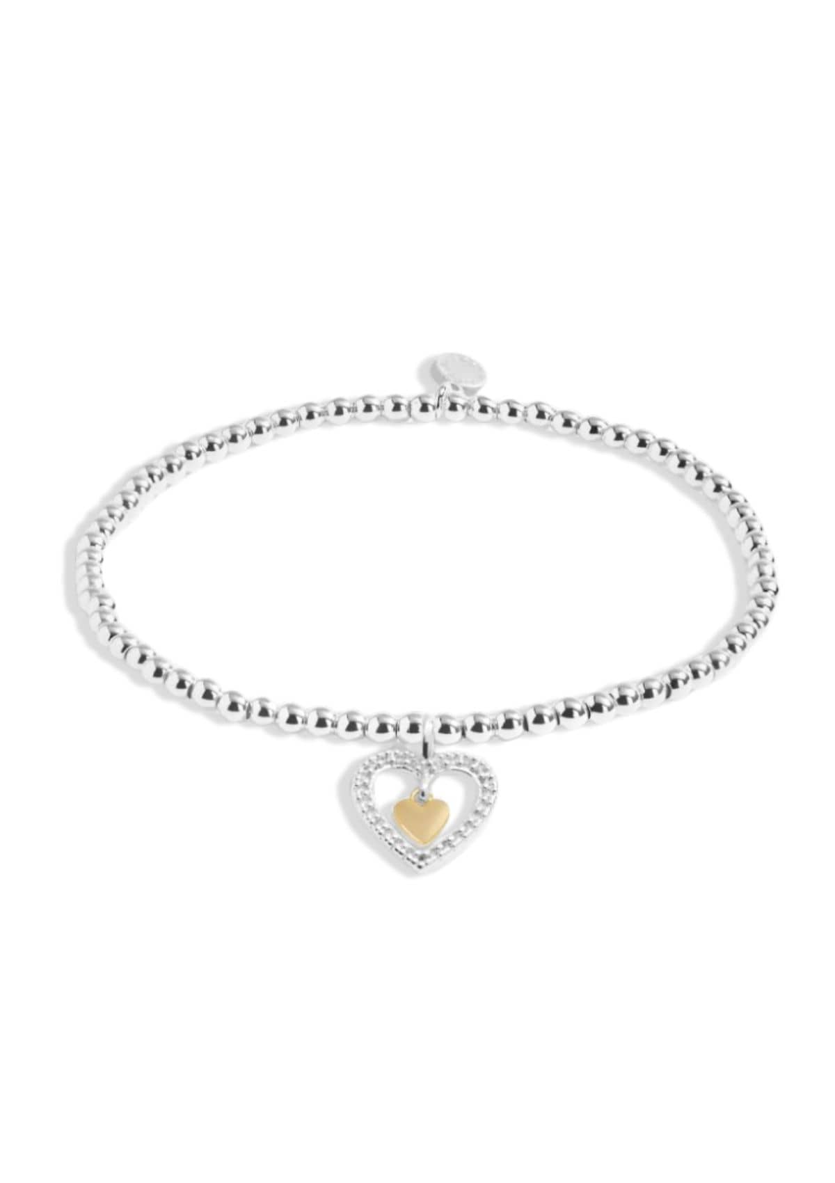 "Love You Mommy" Silver and Gold Bracelet -A Littles & CO- Ruby Jane-